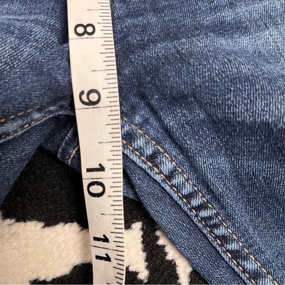 HUDSON Bacara Crop Straight Cuffed Denim Jeans Med Wash Size 28 - Picture 7 of 9